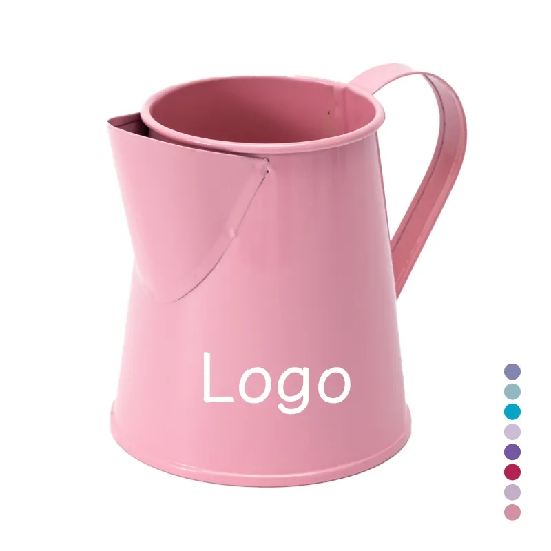 Iron Art Coffee Pot Flower Planter for Succulents Home Decor