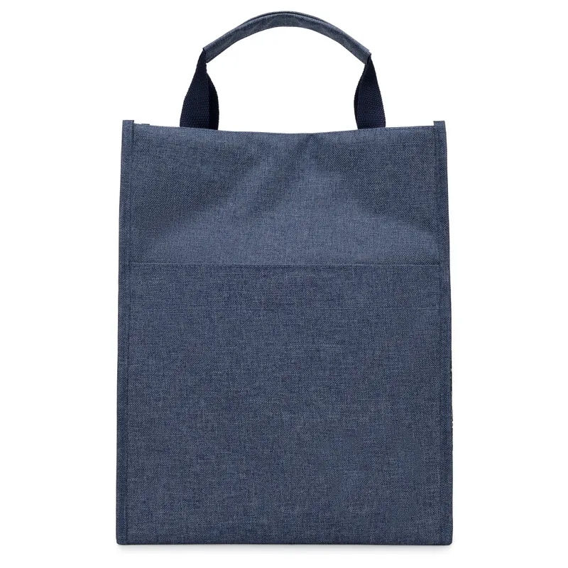 A4 Canvas Tote Bag with Mesh Pockets