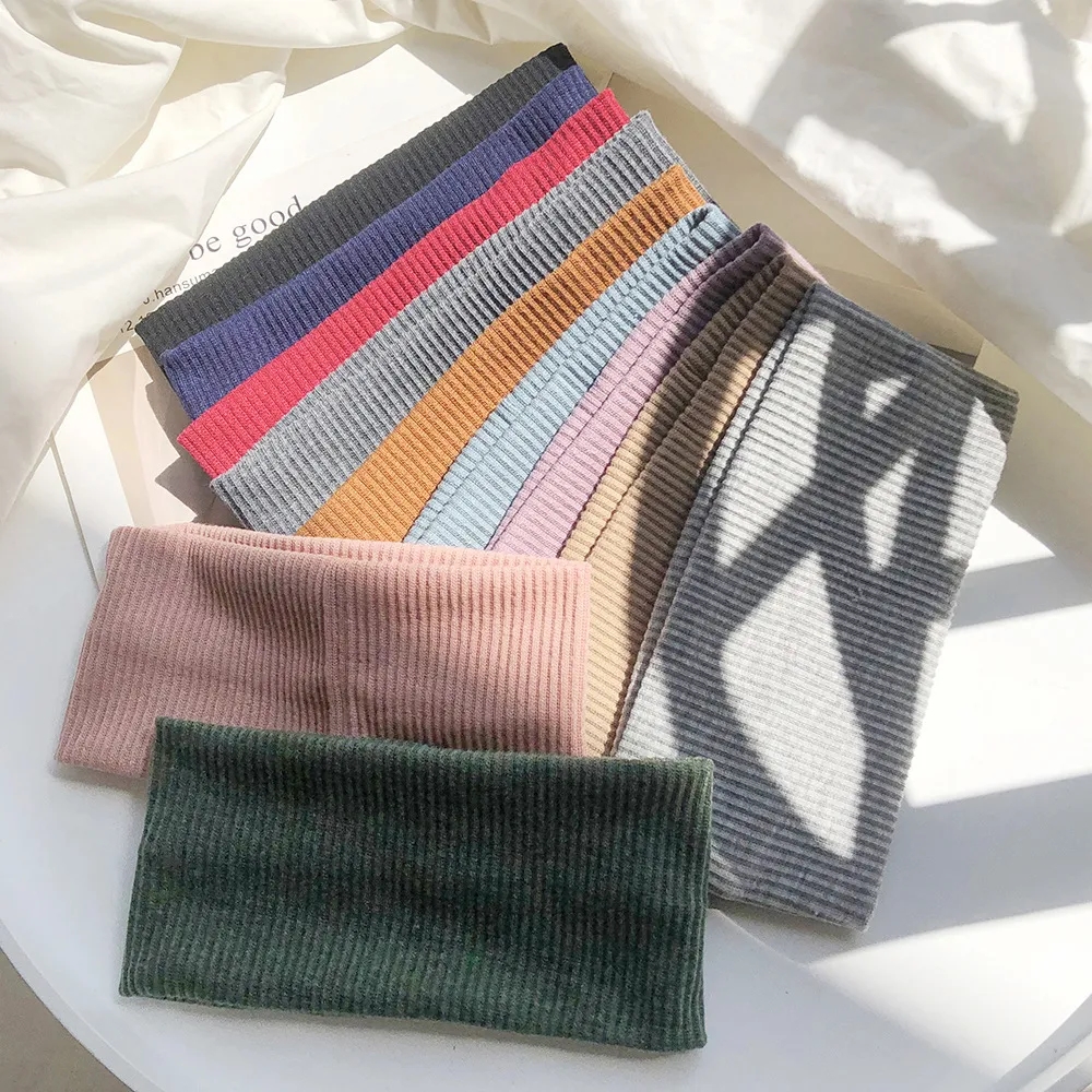 Women Elastic Knitted Headband Hairband