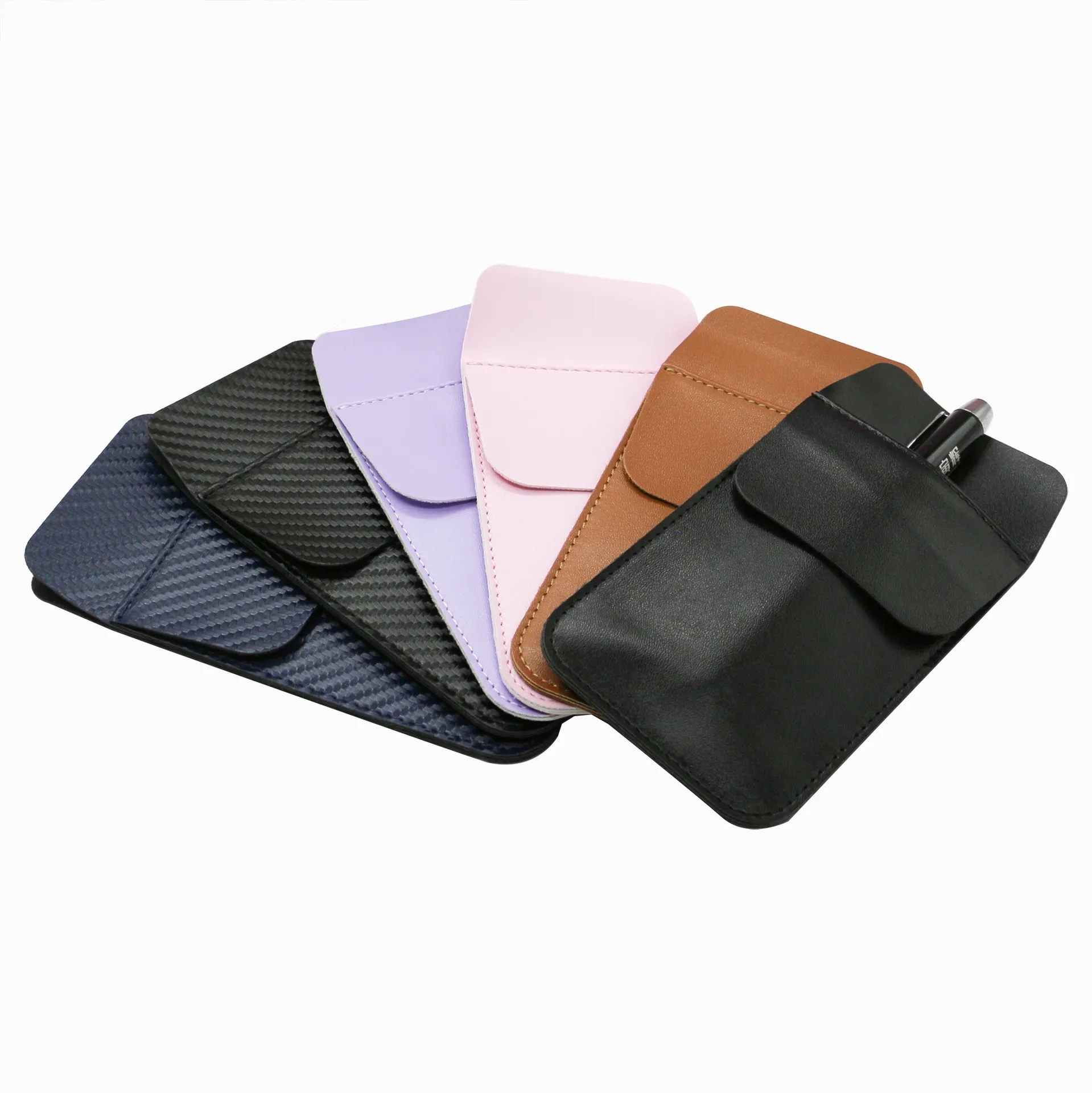 Pocket Protector Leather Pen Pouch Holder Organizer