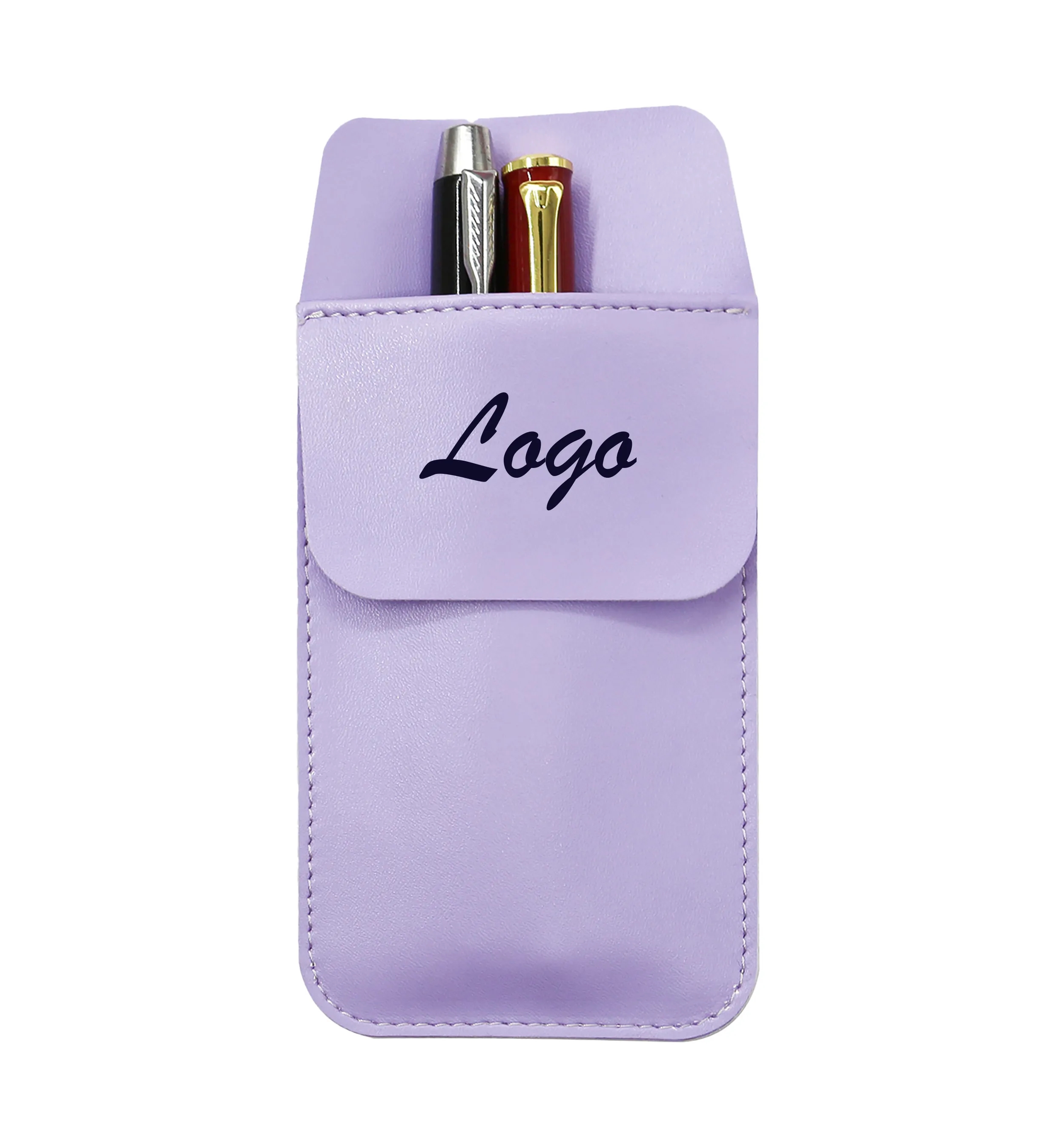 Pocket Protector Leather Pen Pouch Holder Organizer