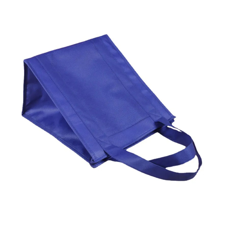 Zippered Non-Woven Insulation Takeout Bag w/ Front Pocket