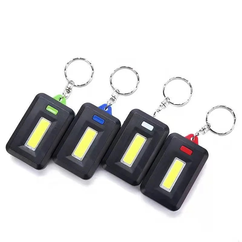 Mini Portable Keychain COB Light Strong Work Lamp