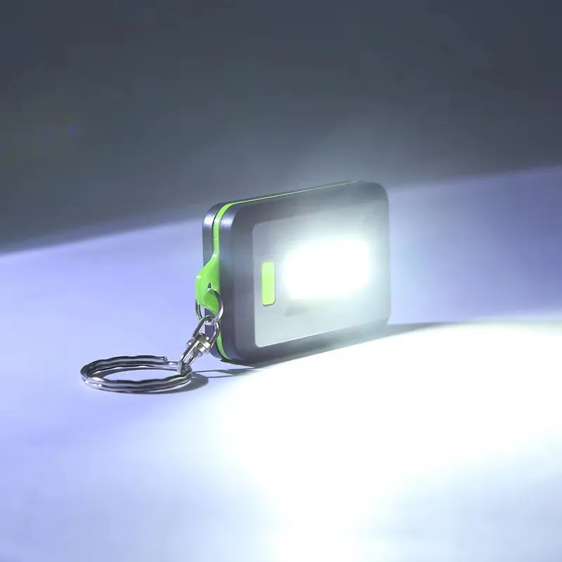 Mini Portable Keychain COB Light Strong Work Lamp