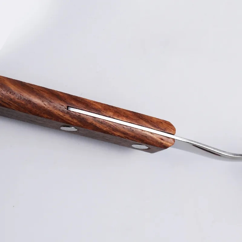 Stainless Steel Silverware Forks with Wooden Rivet Handle