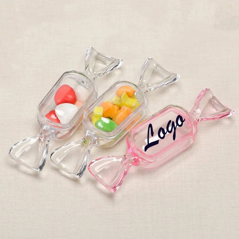 Creative Transparent Mini Candy Boxes for Stylish Storage
