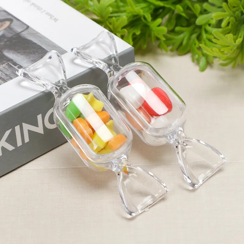 Creative Transparent Mini Candy Boxes for Stylish Storage