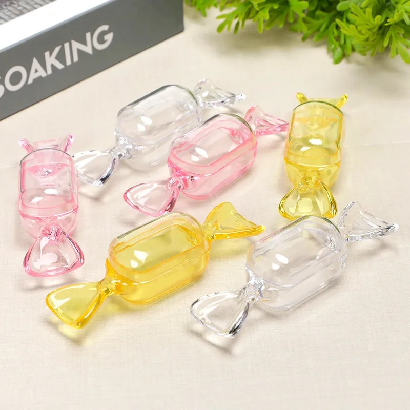 Creative Transparent Mini Candy Boxes for Stylish Storage