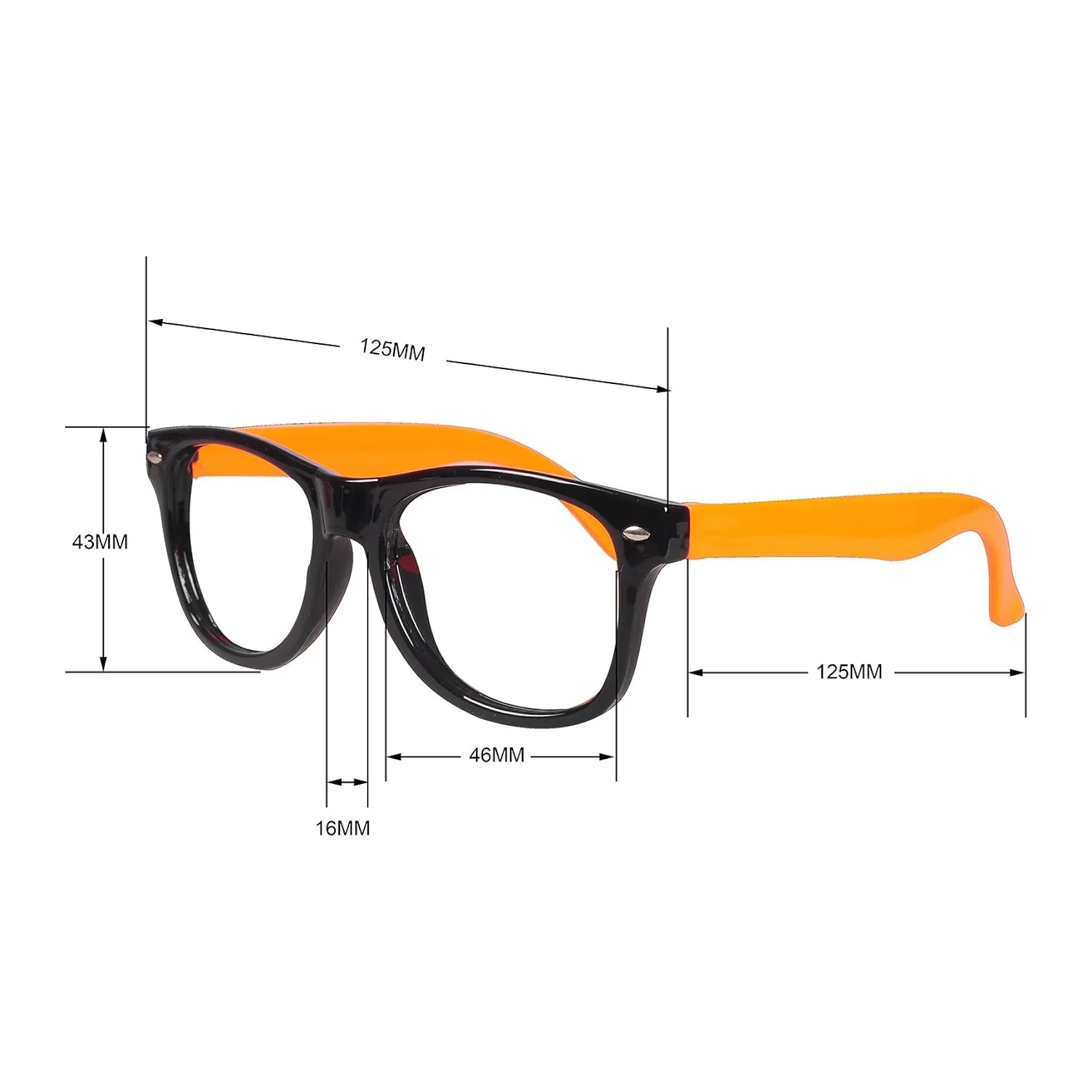 Children Stylish Cute Glasses Frame Without Lenses