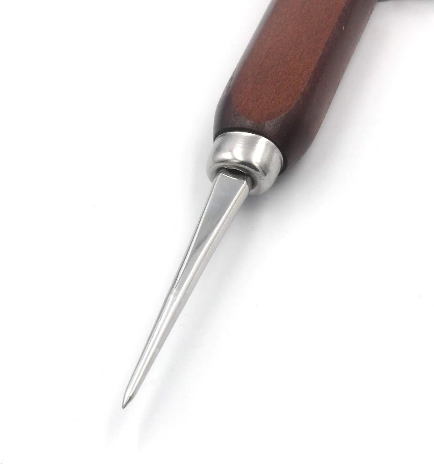 Stainless Steel Ice Pick & Hammmer w/ Wood Handle