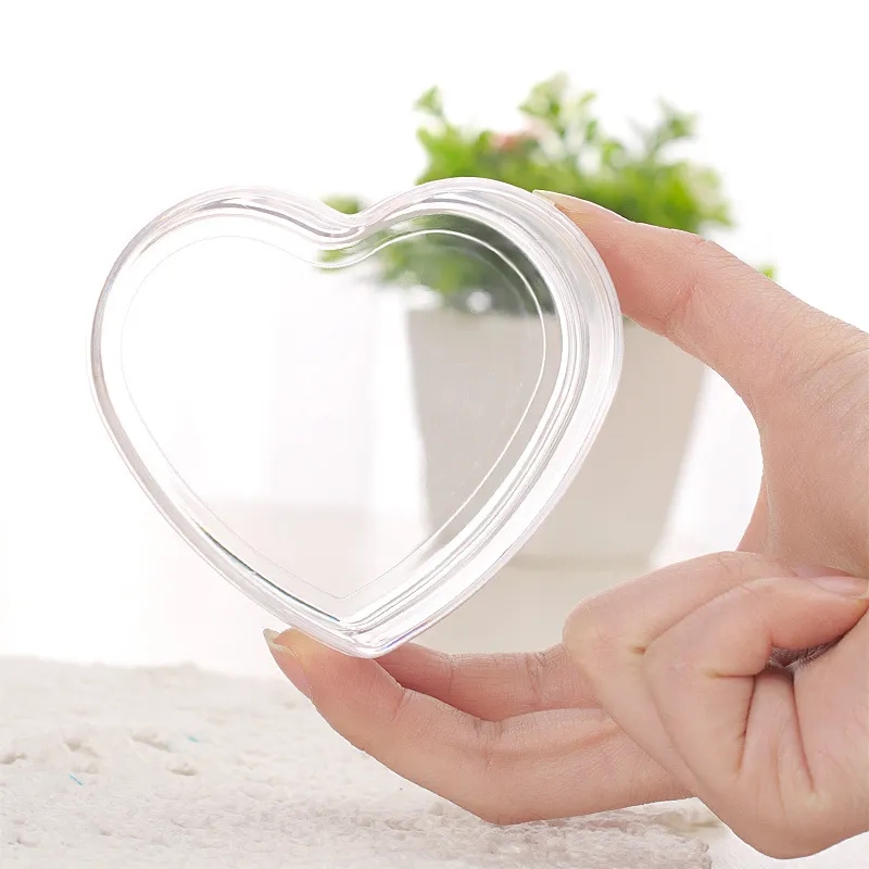 Heart-Shaped Wedding Candy Favor Boxes