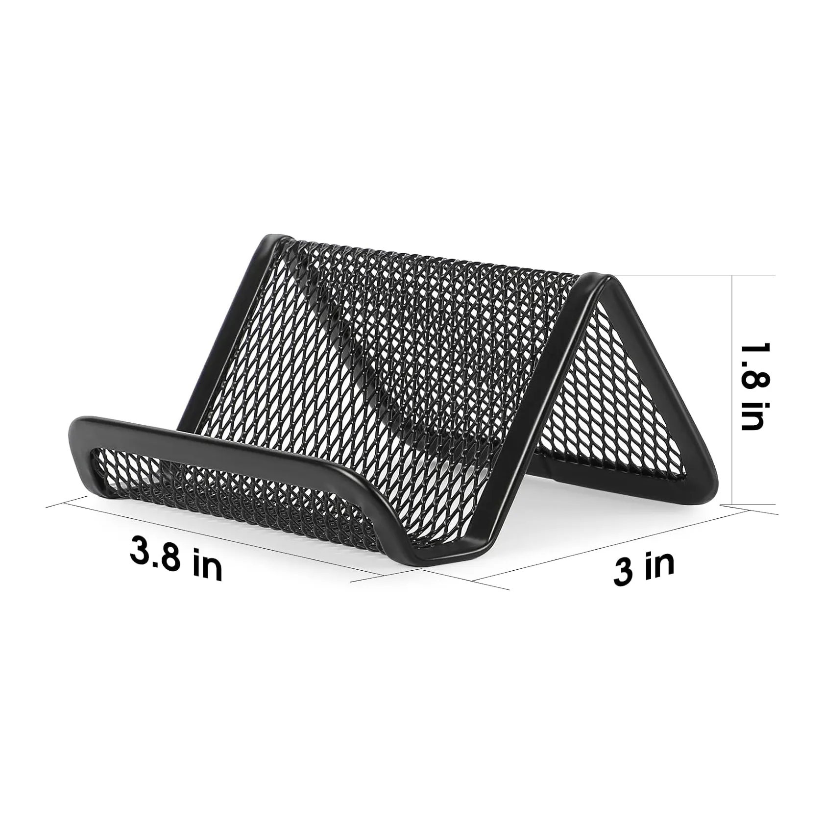 Mesh Business Card Holder Metal Display Stand