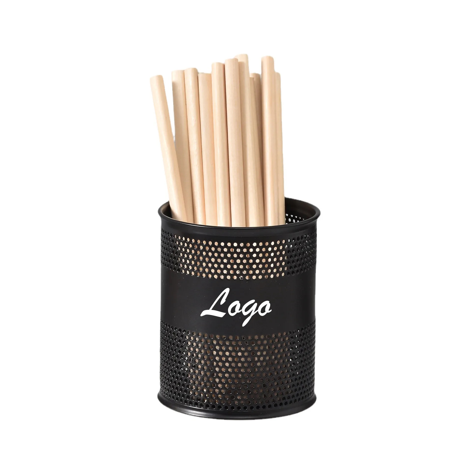 Office Mesh Pen Holder for Desk - All-Purpose Pencil Cup