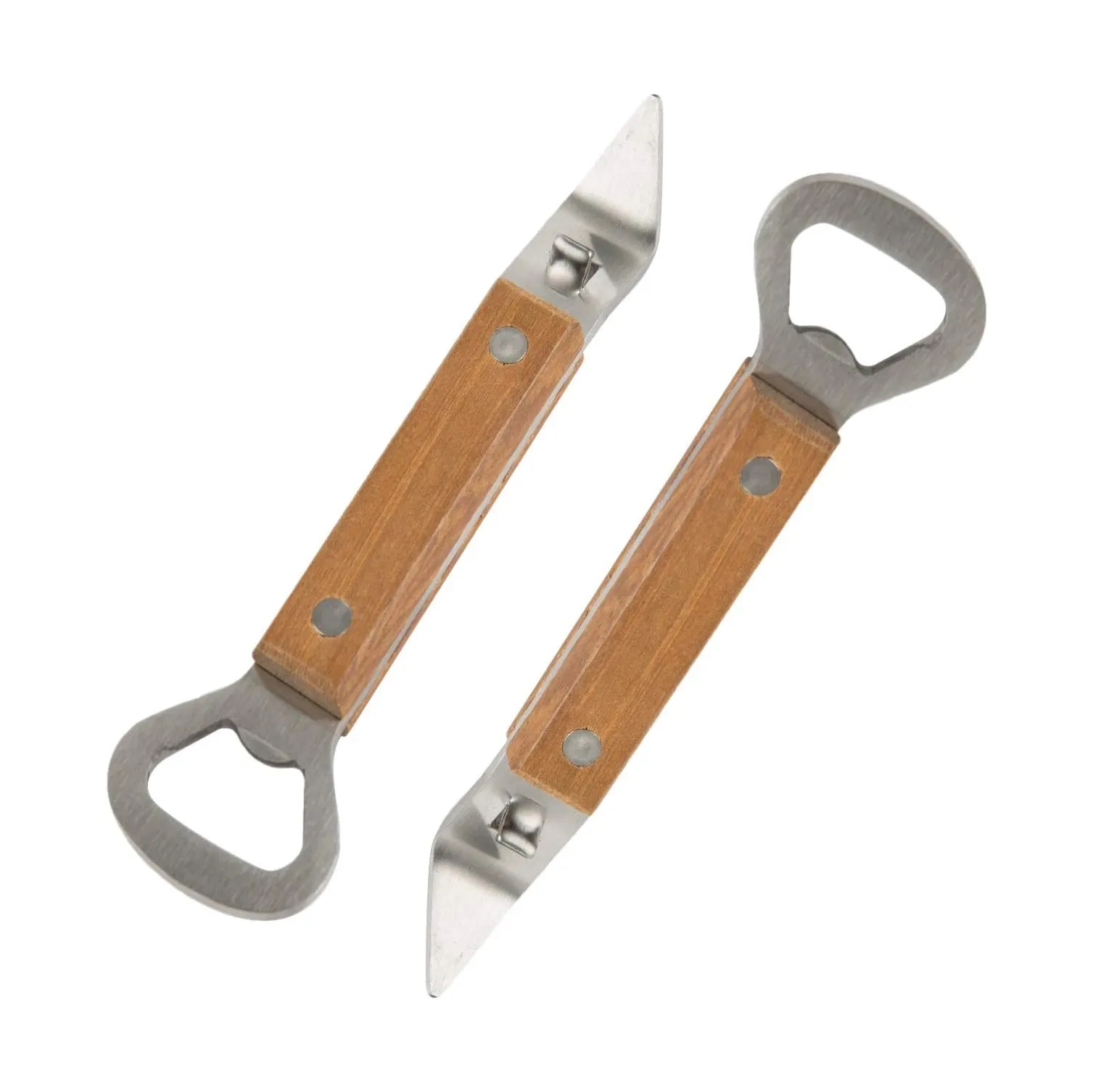 Wood-Handled Magnetic Bottle & Can Opener