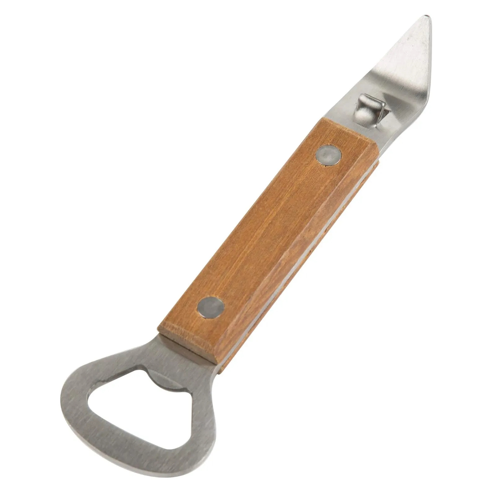 Wood-Handled Magnetic Bottle & Can Opener