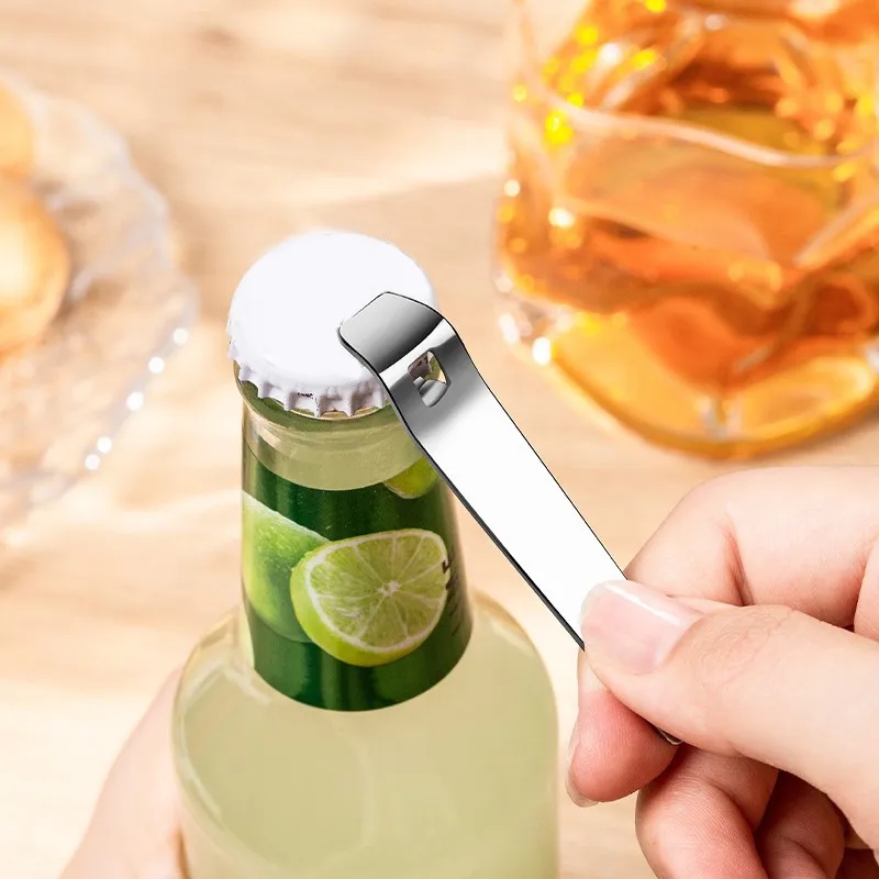 Mini Stainless Steel Cap Remover & Beverage Bottle Opener