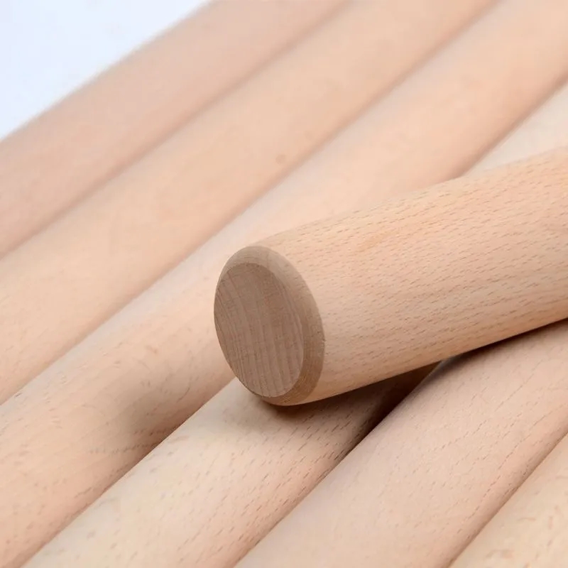 Eco-Friendly Beechwood Bakers Rolling Pin, 40cm Non-Stick