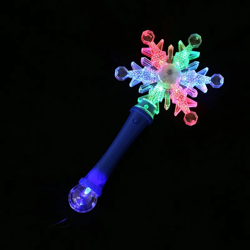 LED Snowflake Flashing Stick