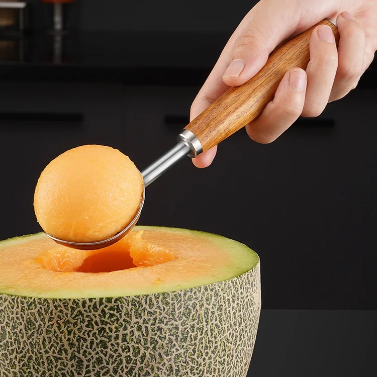 Self-Defrosting Stainless Steel Ice Cream Scoop