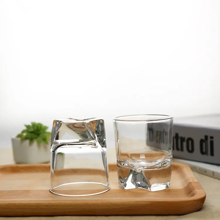 5oz Classic Clear Whiskey Glass with Heavy Base