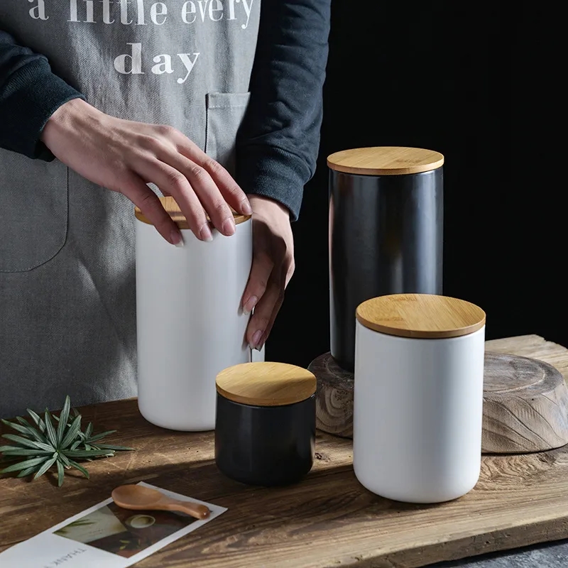Multipurpose Ceramic Kitchen Storage Jar w/ Airtight Seal