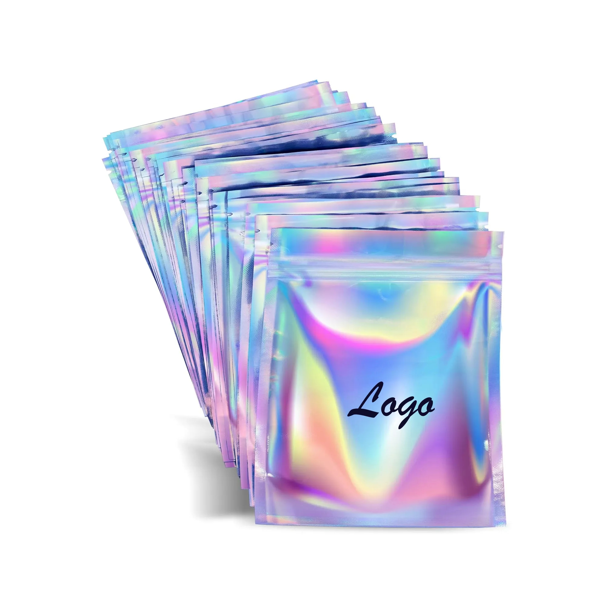 Resealable 4x6" Holographic Mylar Storage Packaging Bags