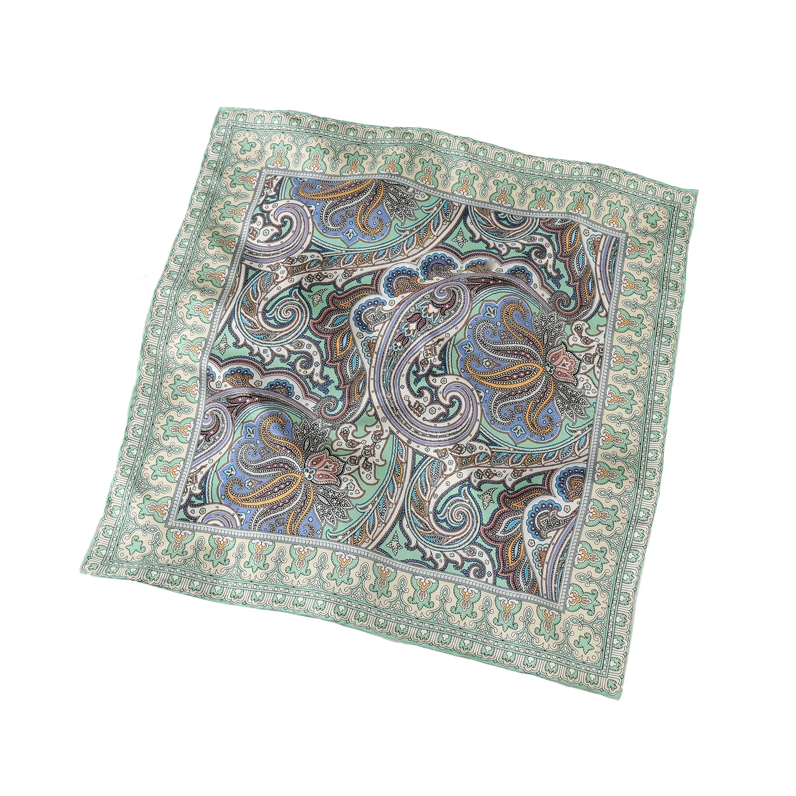 36" Versatile 100% Silk Large Square Scarf & Shawl for Women