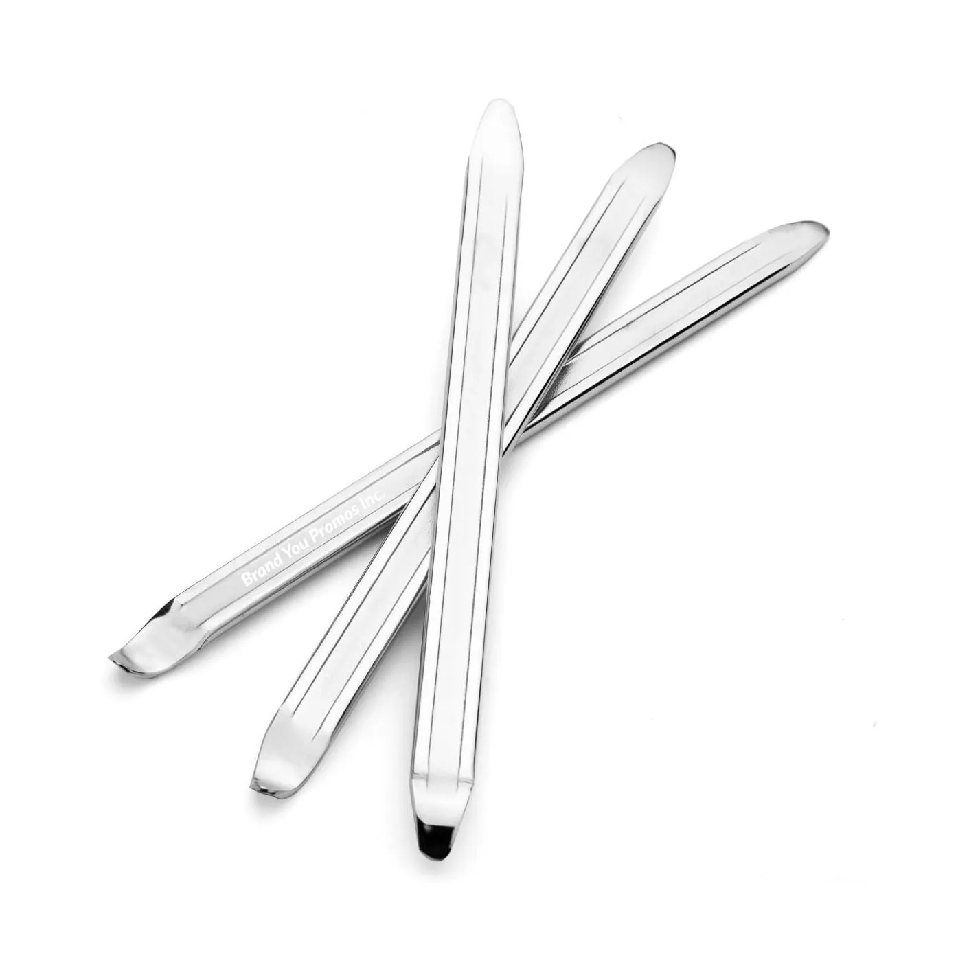 12-Inch Steel Curved Tire Iron Pry Bar with Chrome Finish