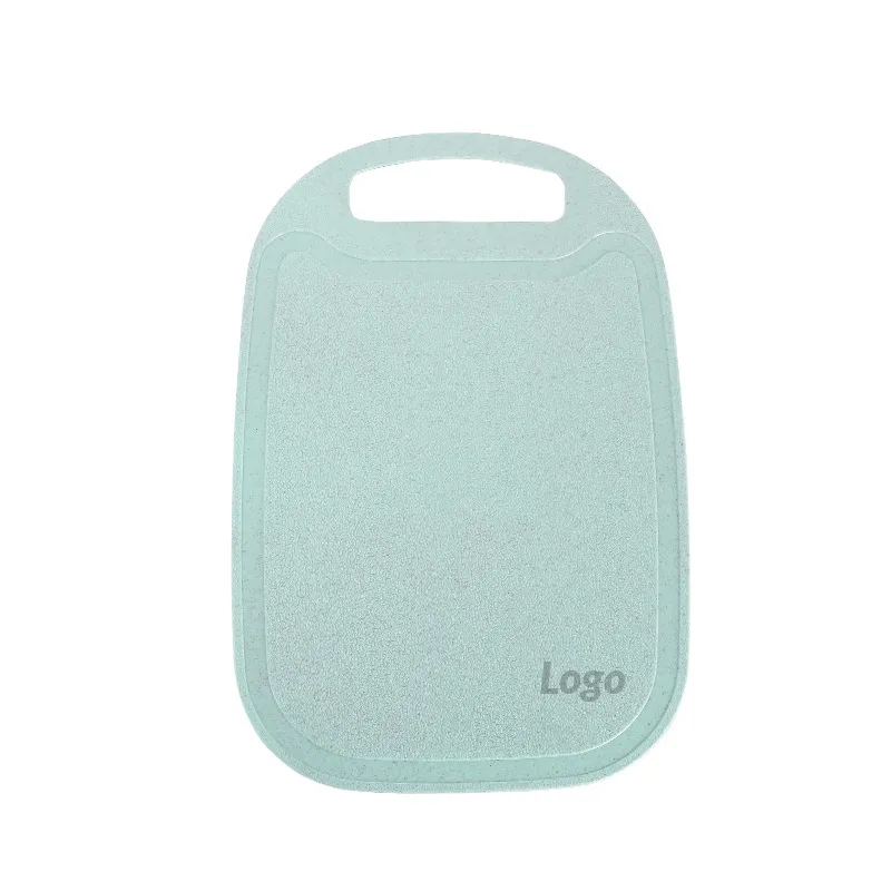 Wheat Straw Chopping Board with Grooves & Handle