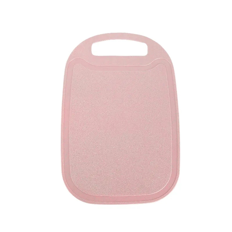 Wheat Straw Chopping Board with Grooves & Handle