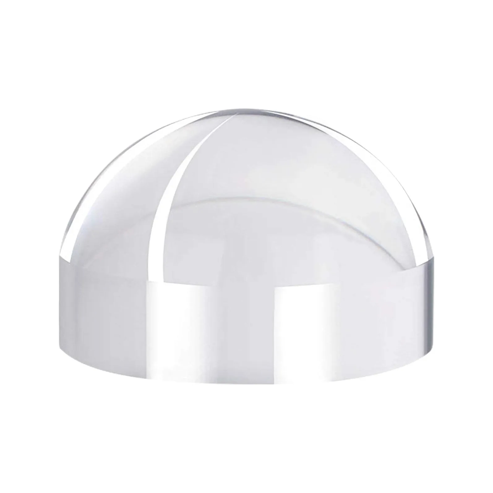 4" Crystal Glass Magnifying Dome Paperweight