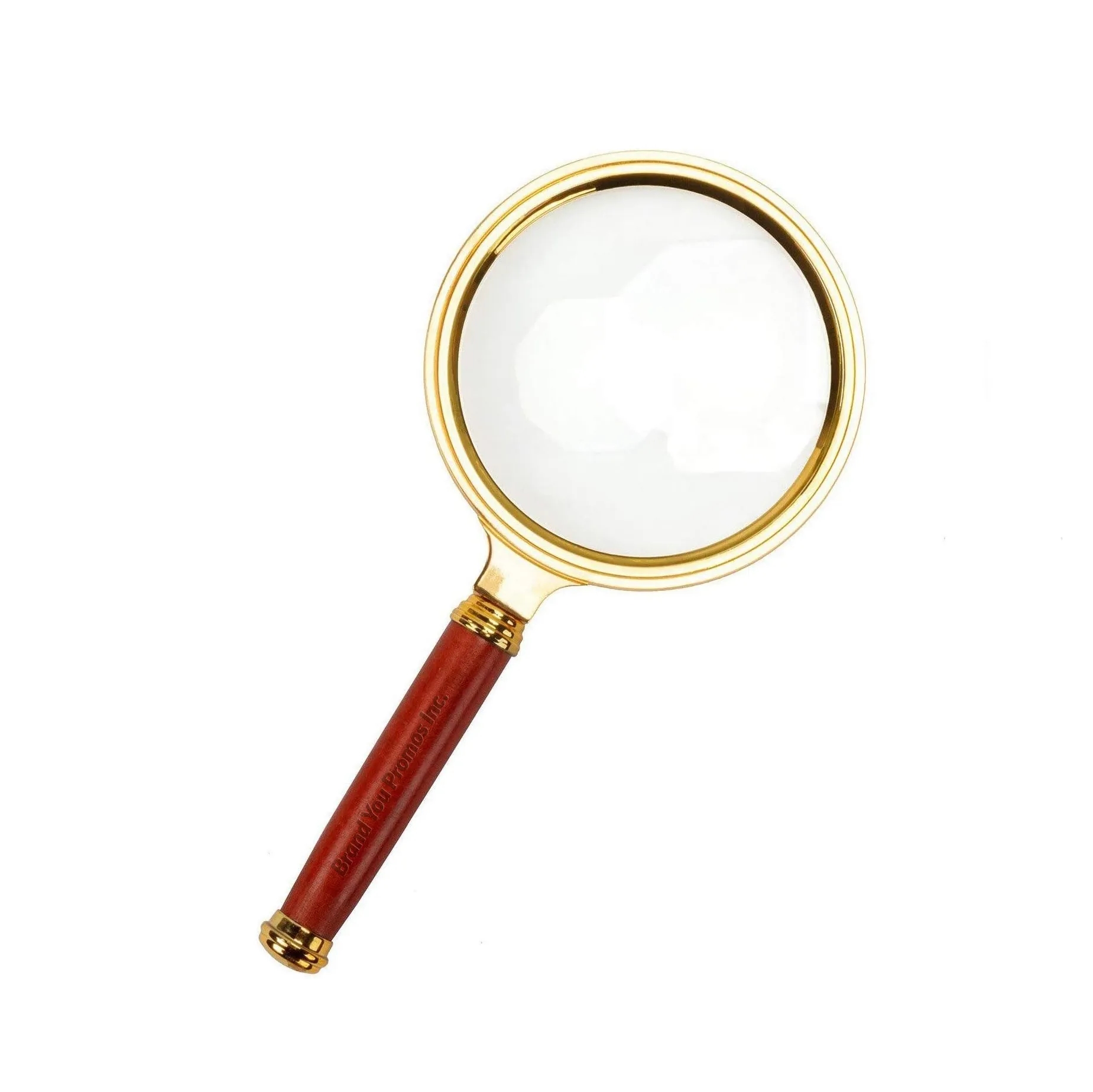 10X Reading Magnifier Loupe Glasses with Wood Handle
