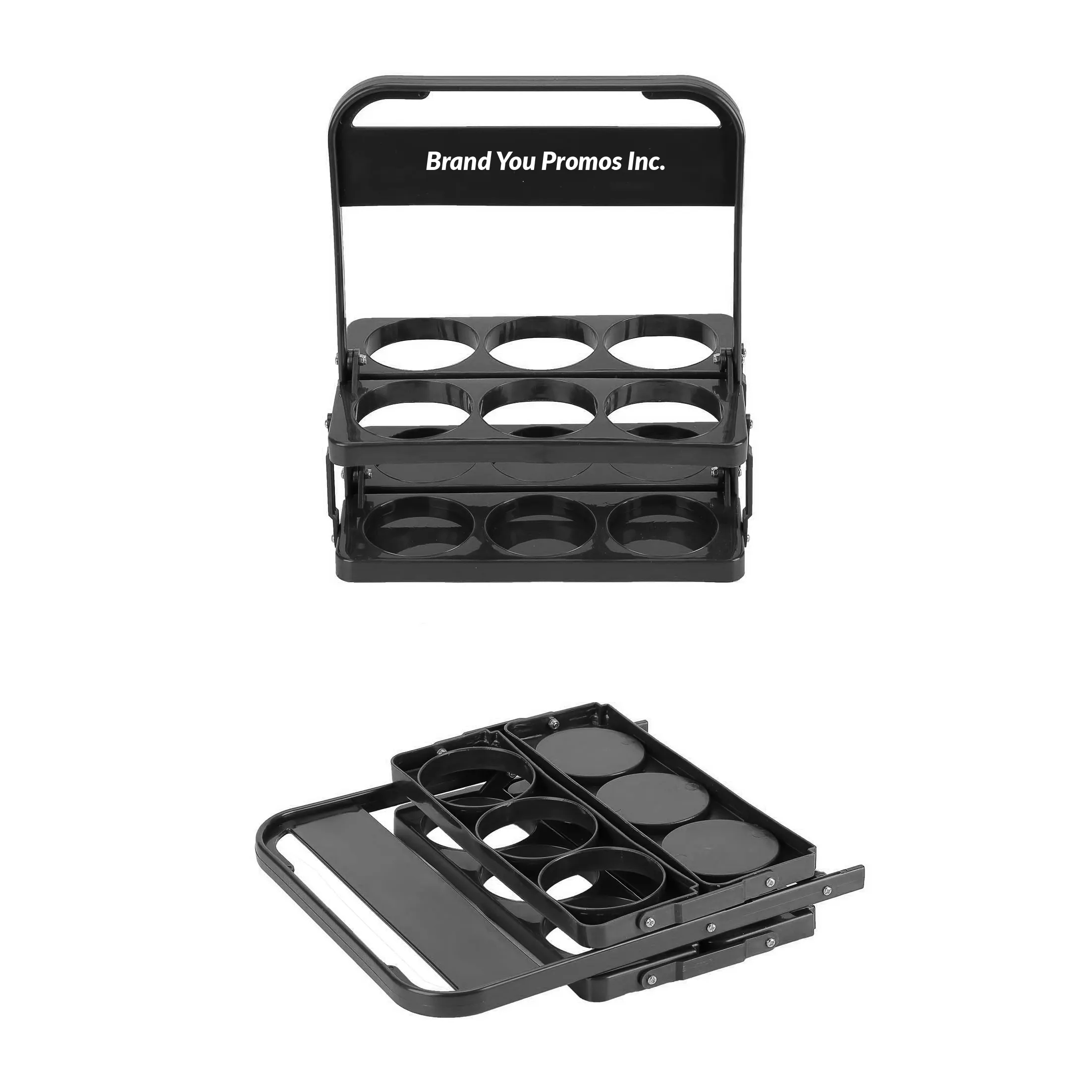 6-Bottle Foldable Beverage Carrier for Safe, Easy Transport