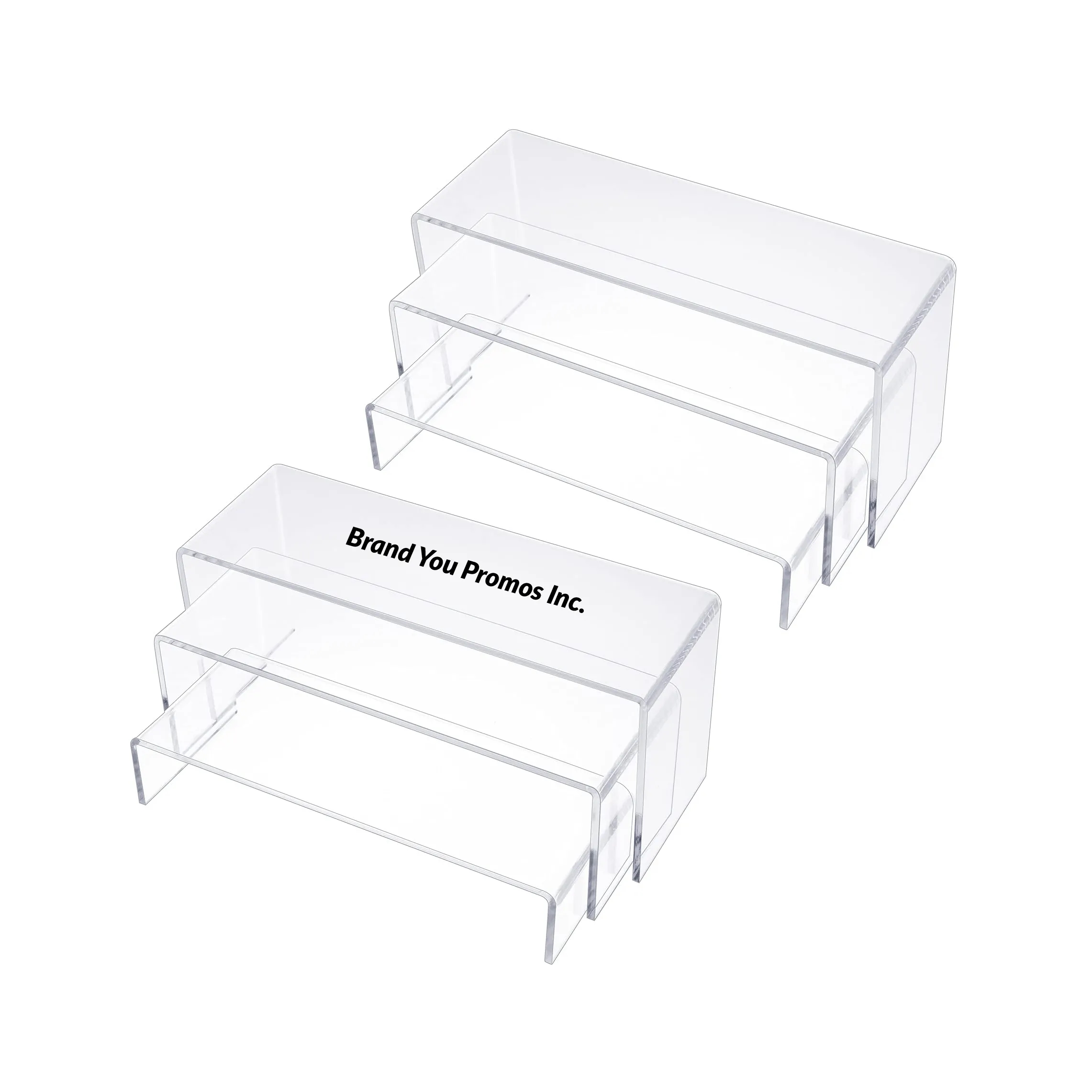 Clear Acrylic Rectangular Display Risers