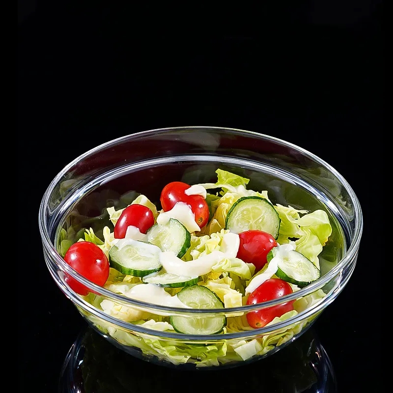 8 Inch Break-Resistant Clear Acrylic Serving Bowls