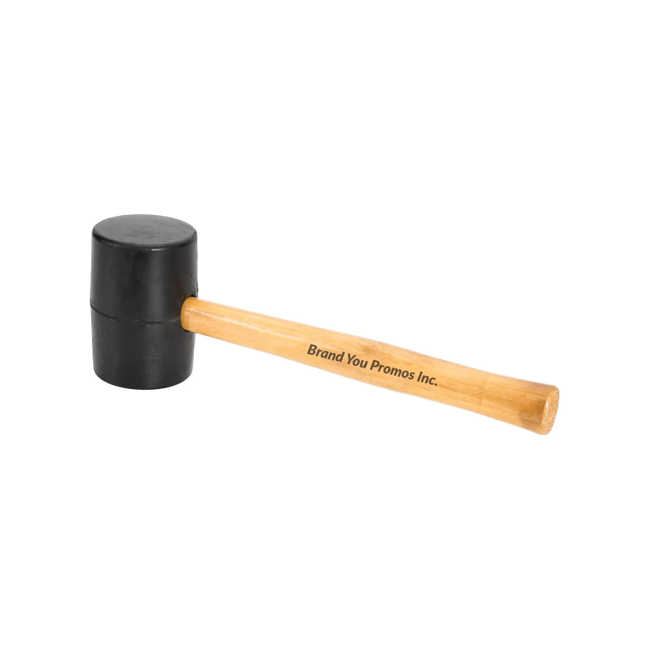 32 Oz Dual-Sided Rubber Mallet Hammer w/ Hardwood Handle