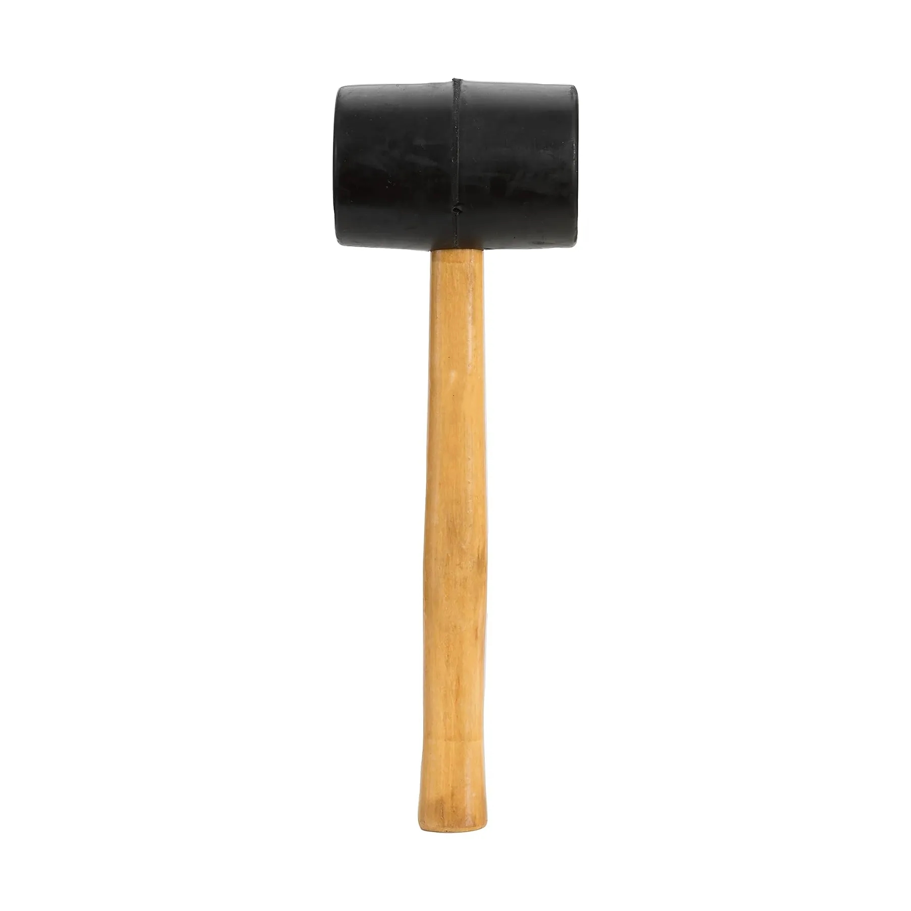 32 Oz Dual-Sided Rubber Mallet Hammer w/ Hardwood Handle