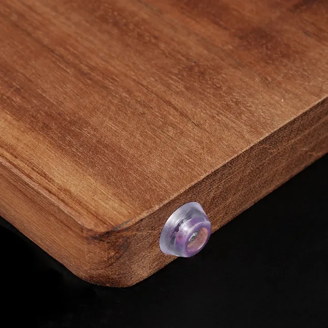 Ebony Wood Double-Sided Kitchen Cutting Board with Handles