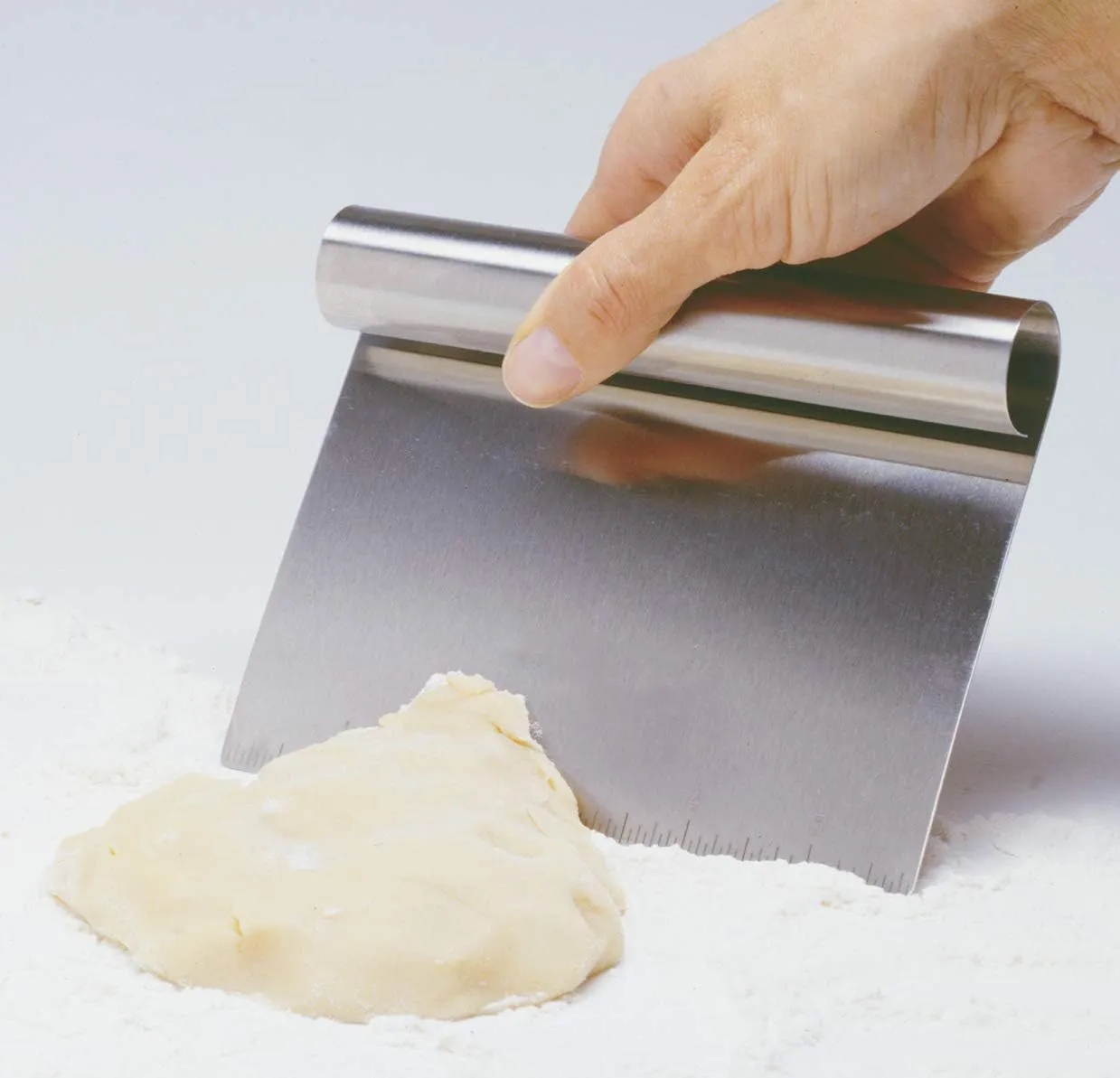 Multipurpose 6x4 in Stainless Steel Scraper Chopper
