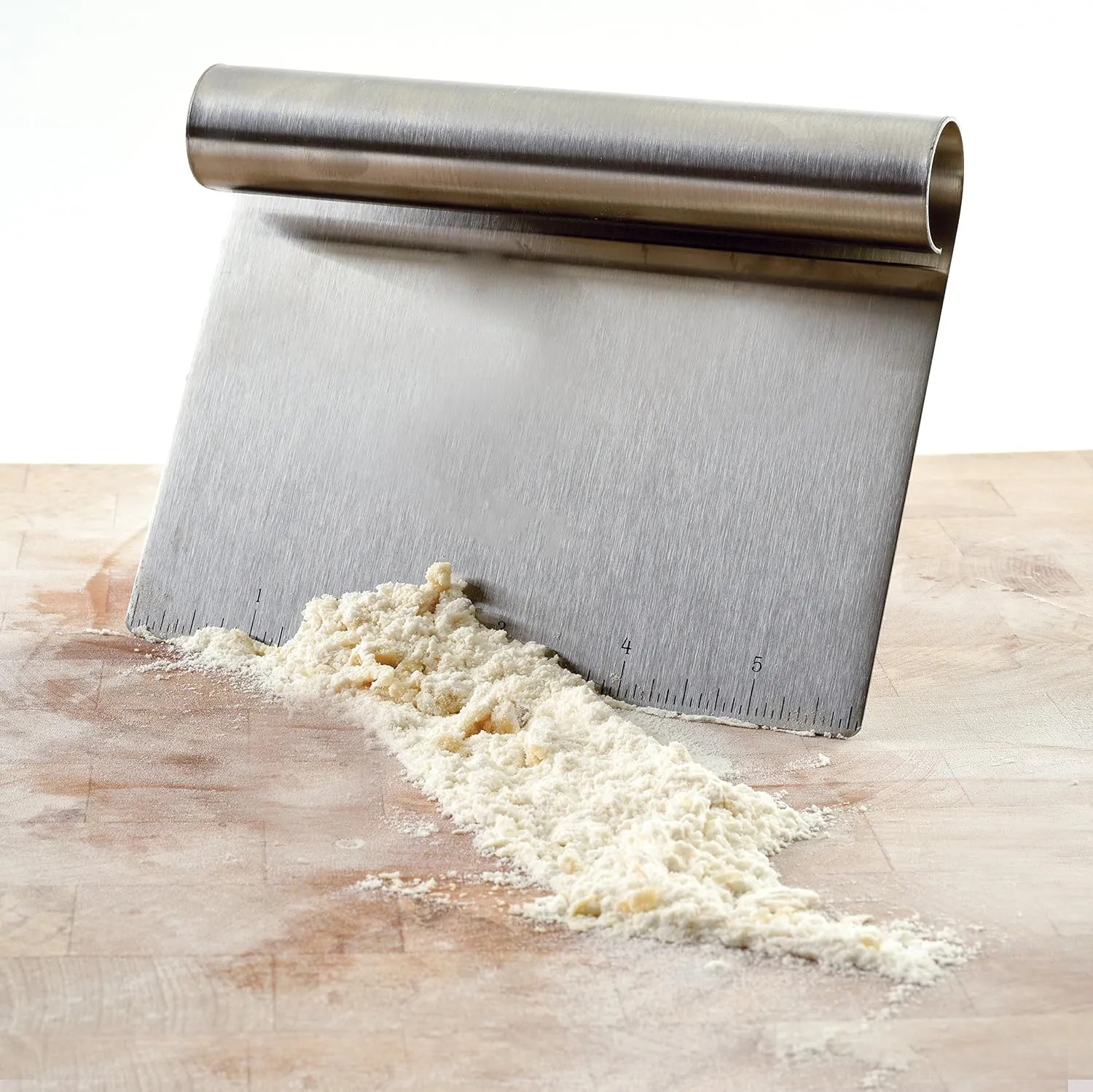 Multipurpose 6x4 in Stainless Steel Scraper Chopper