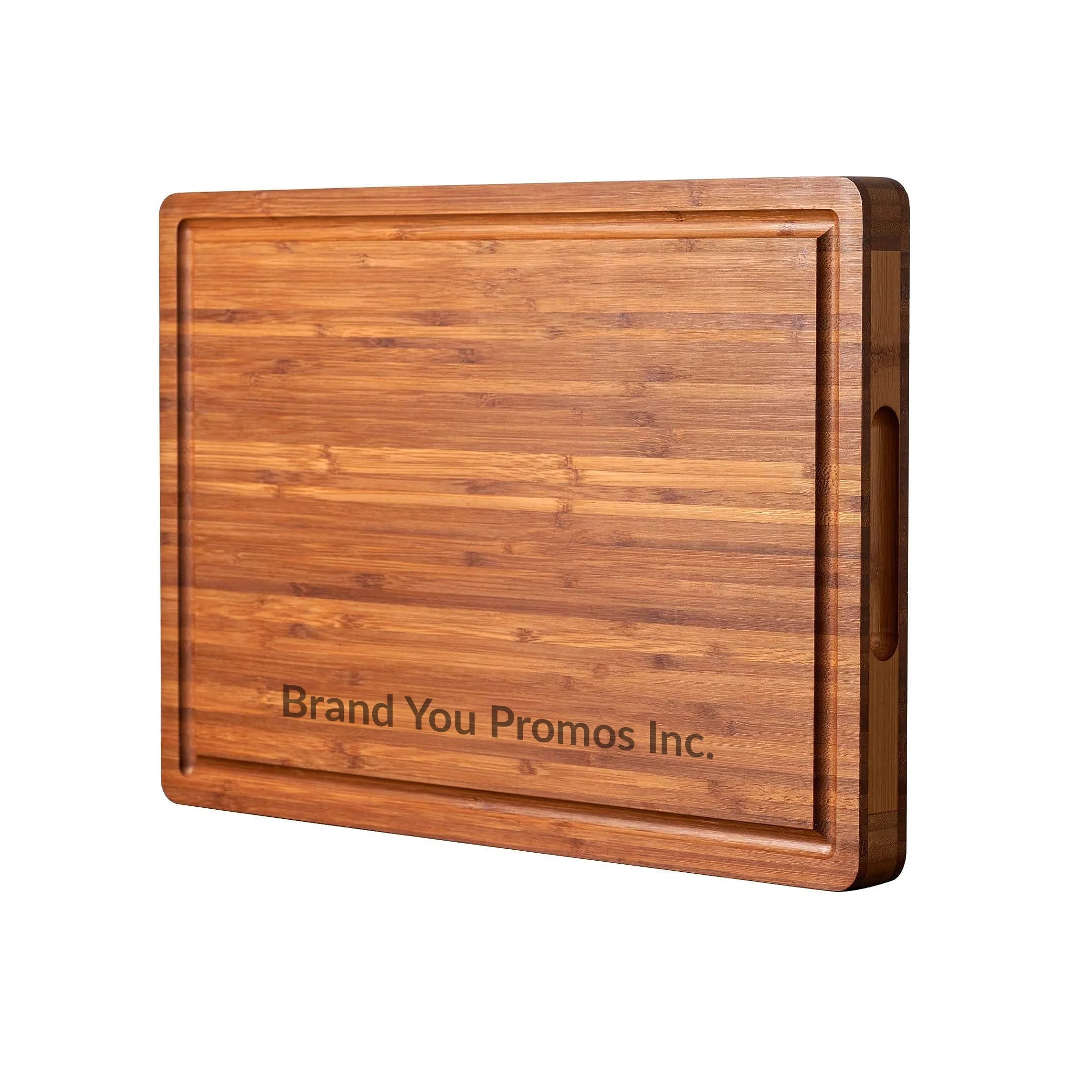 Bamboo Wood Cutting Board with Juice Grooves - 16x11