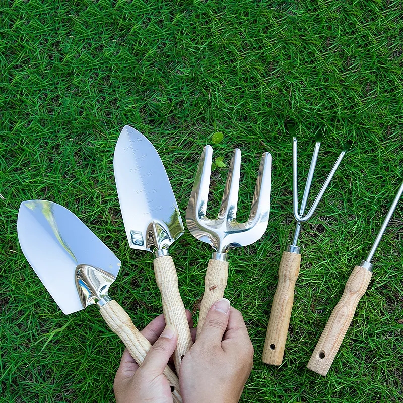 5-Piece Gardening Tool Set - Durable & Ergonomic