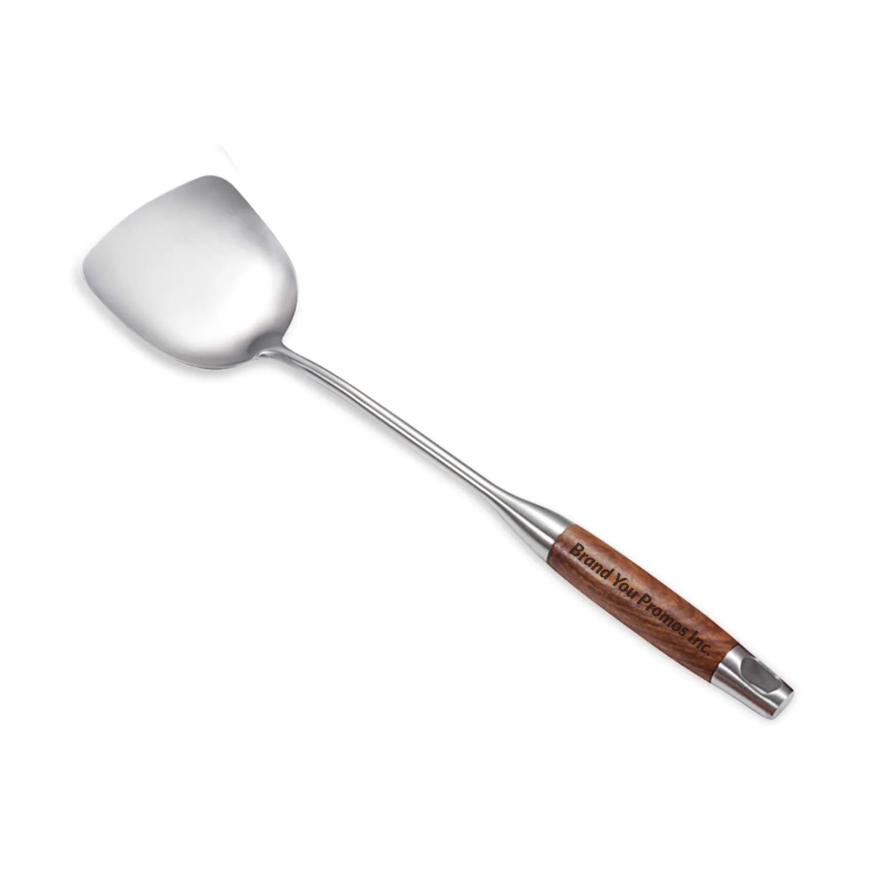 18/10 Stainless Steel Wok Spatula with Wood Handle