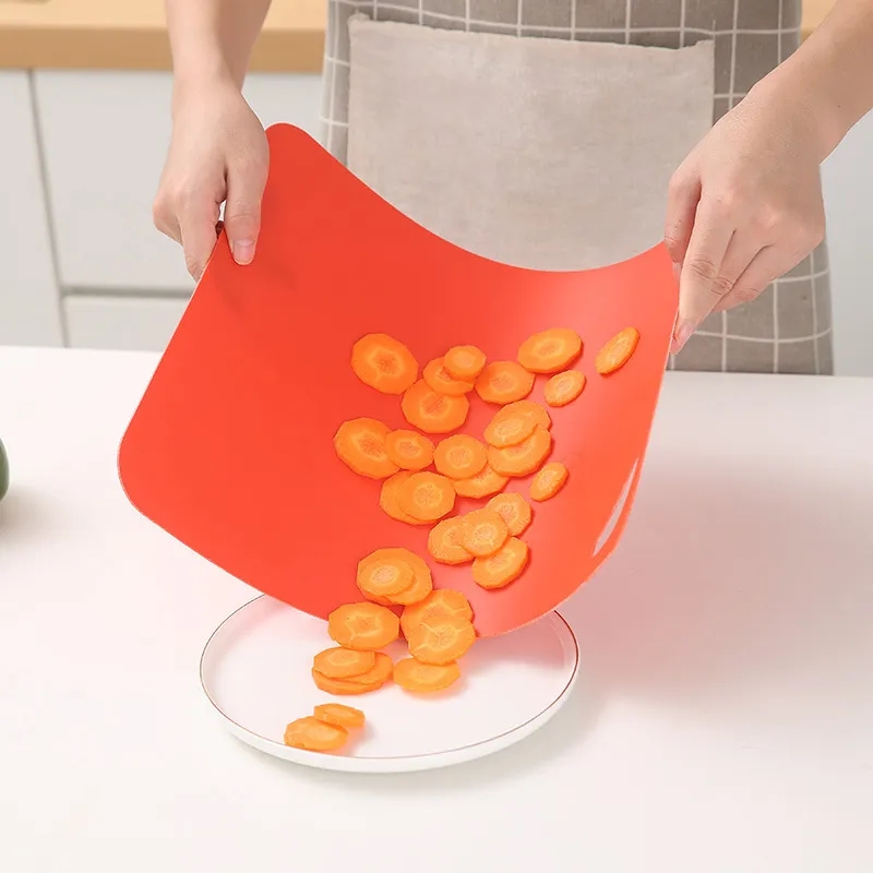 Extra Thick PP Plastic Flexible Cutting Mat Board w/ Handle