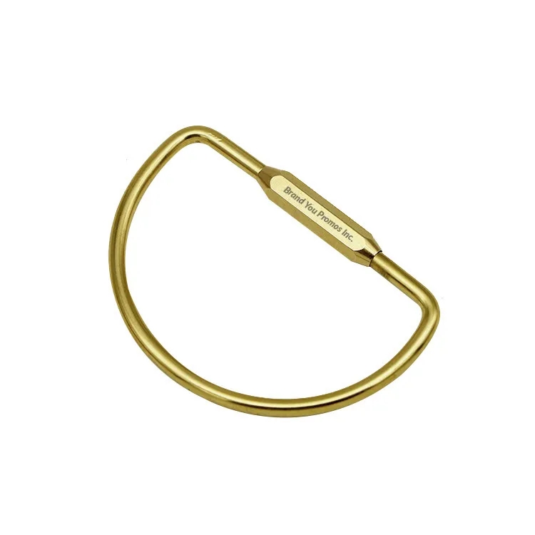 Brass Screw Lock D-Shape Key Holder