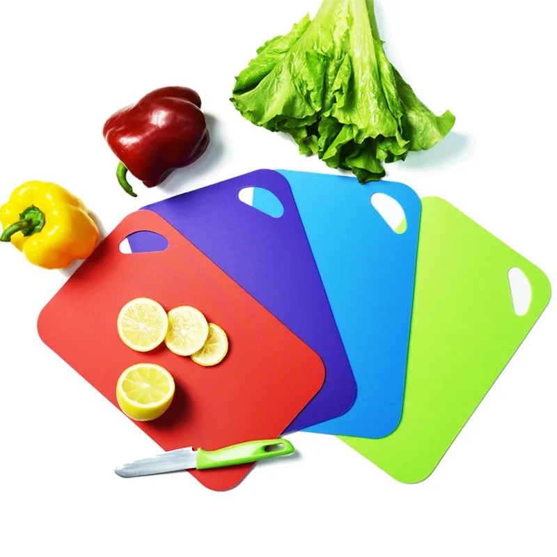 Extra Thick PP Plastic Flexible Cutting Mat Board w/ Handle