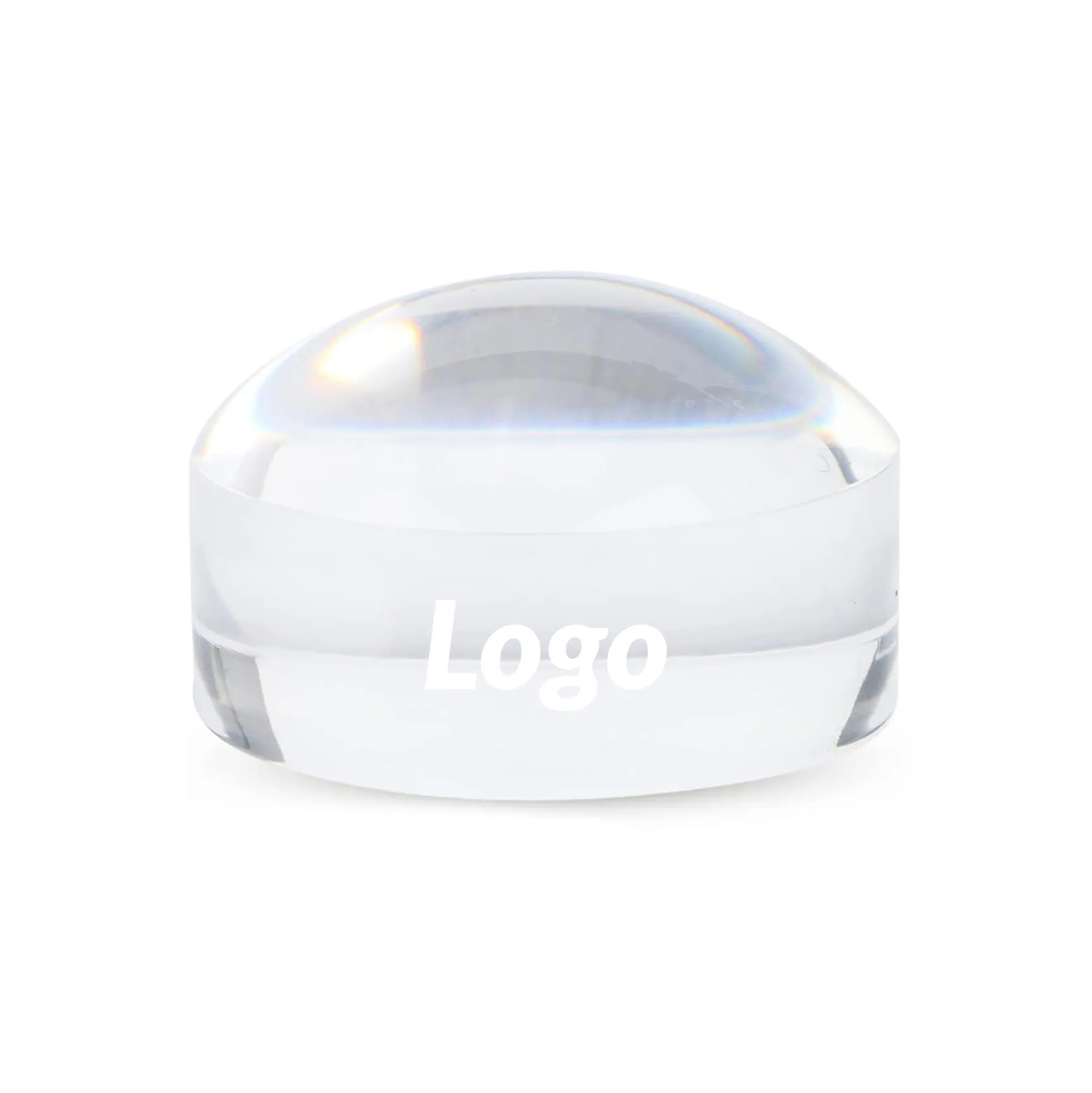 2" 8X Optical Glass Lens Magnifying Reading Dome w/ Pouch