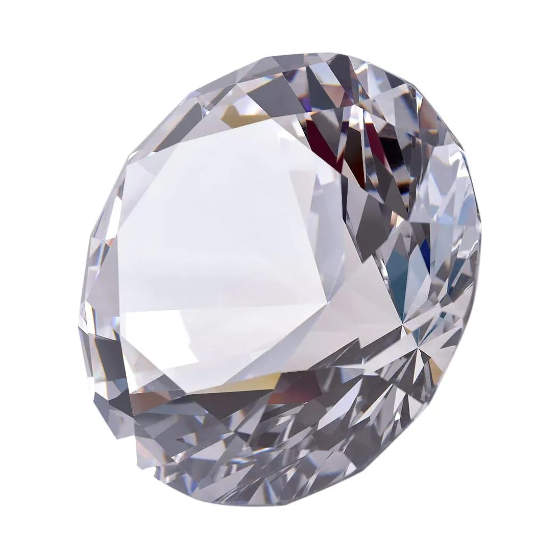 80mm Crystal Diamond Paperweight Jewels Wedding Home Decor