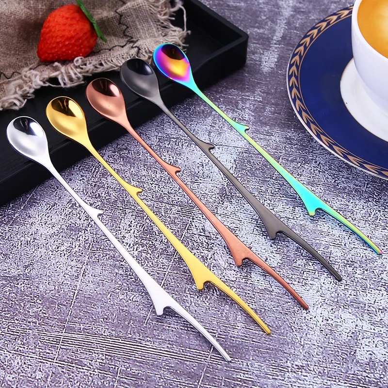 Artistic Stainless Steel Tree Branch Design Spoon