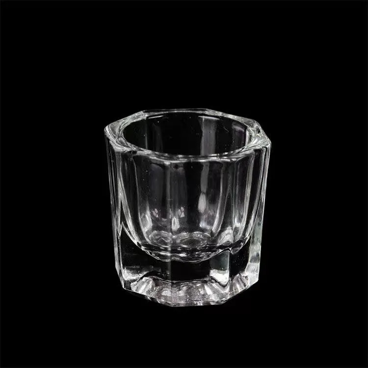 Clear Glass Dappen Dish for Acrylic Nails